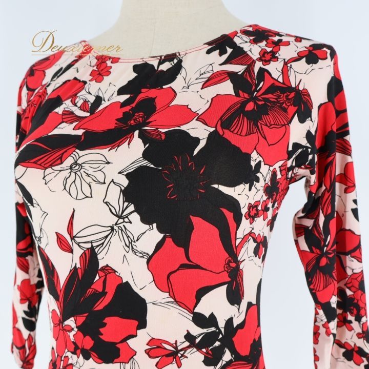 社交ダンス 衣装 レオタード ピンク系 チャコット Chacott 花柄