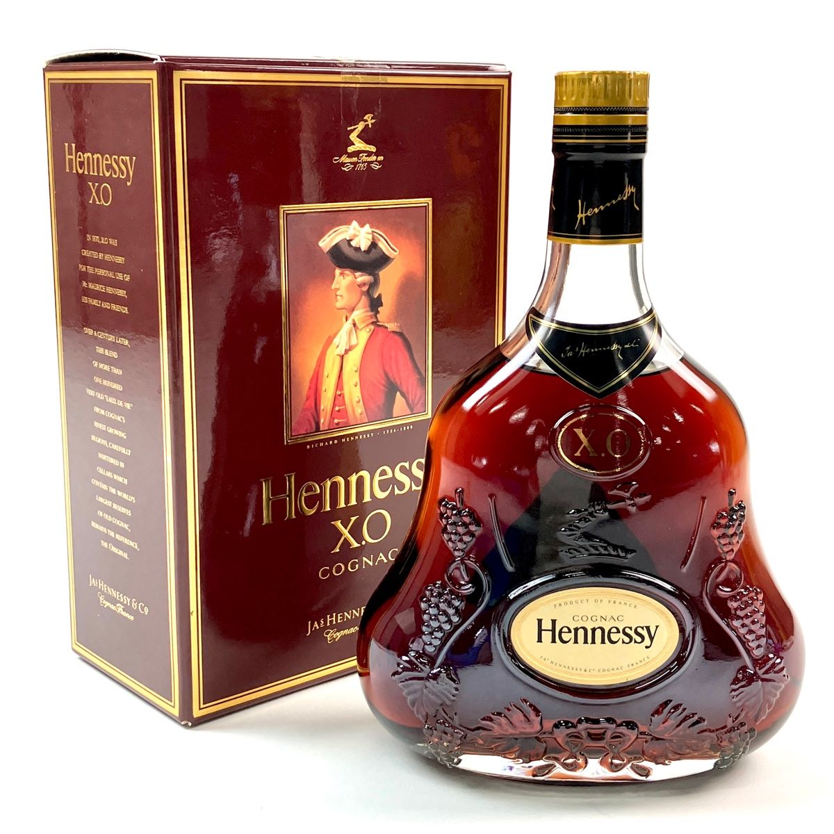 ヘネシー Hennessy XO 金キャップ クリアボトル 700ml ブランデー