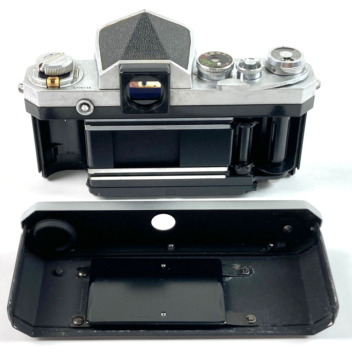 ニコン Nikon F アイレベル シルバー ボディ フィルム マニュアル