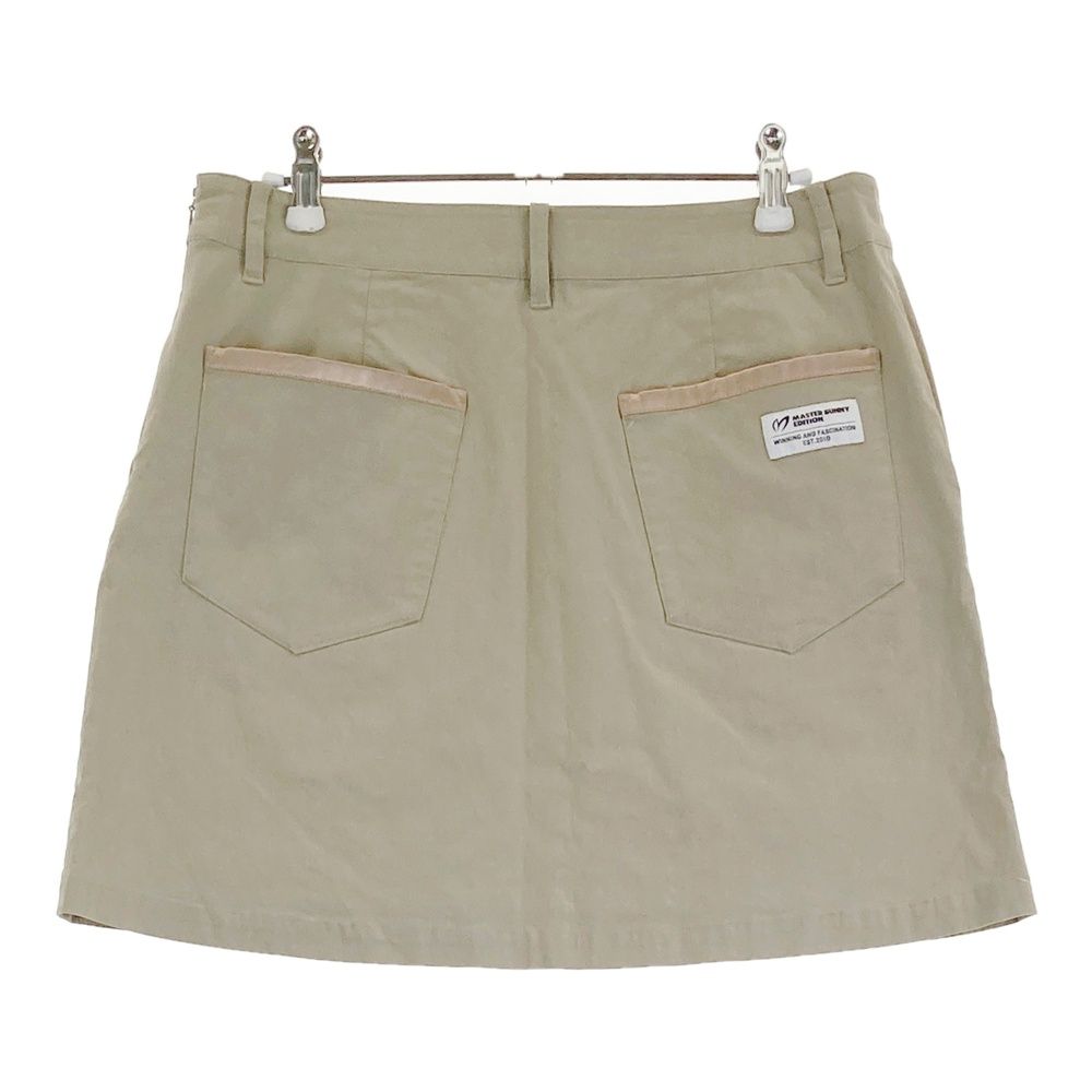 MASTER BUNNY EDITION ゴルフスカート ベージュ サイズ：2 MASTER BUNNY EDITION マスターバニーエディション