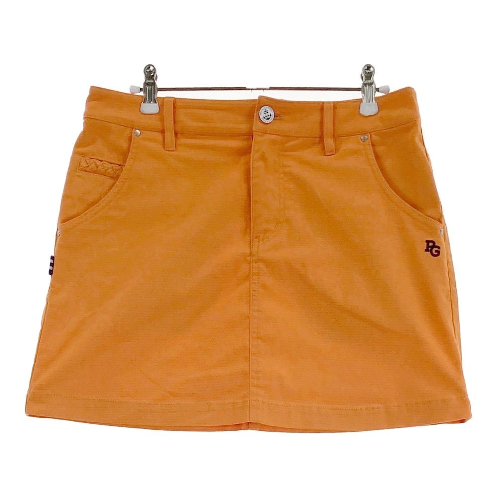 サイズ 1 PEARLY GATES パーリーゲイツ ストレッチスカート オレンジ系 ゴルフウェア レディース ストスト