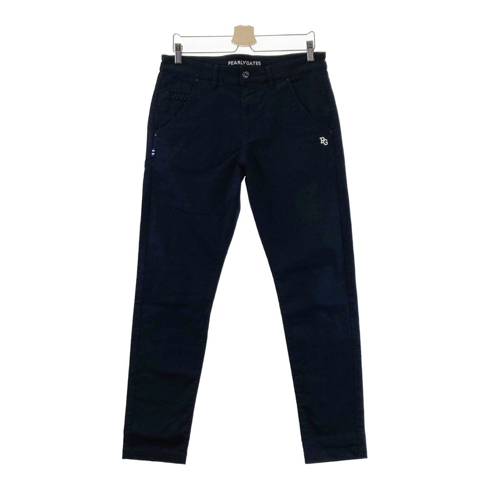 サイズ 5 PEARLY GATES パーリーゲイツ ストレッチパンツ ネイビー系 ゴルフウェア メンズ ストスト
