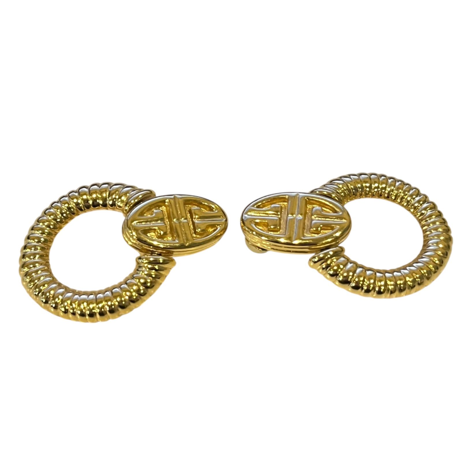 管2511-609】GIVENCHY ジバンシー ヴィンテージ クリップ式 イヤリング