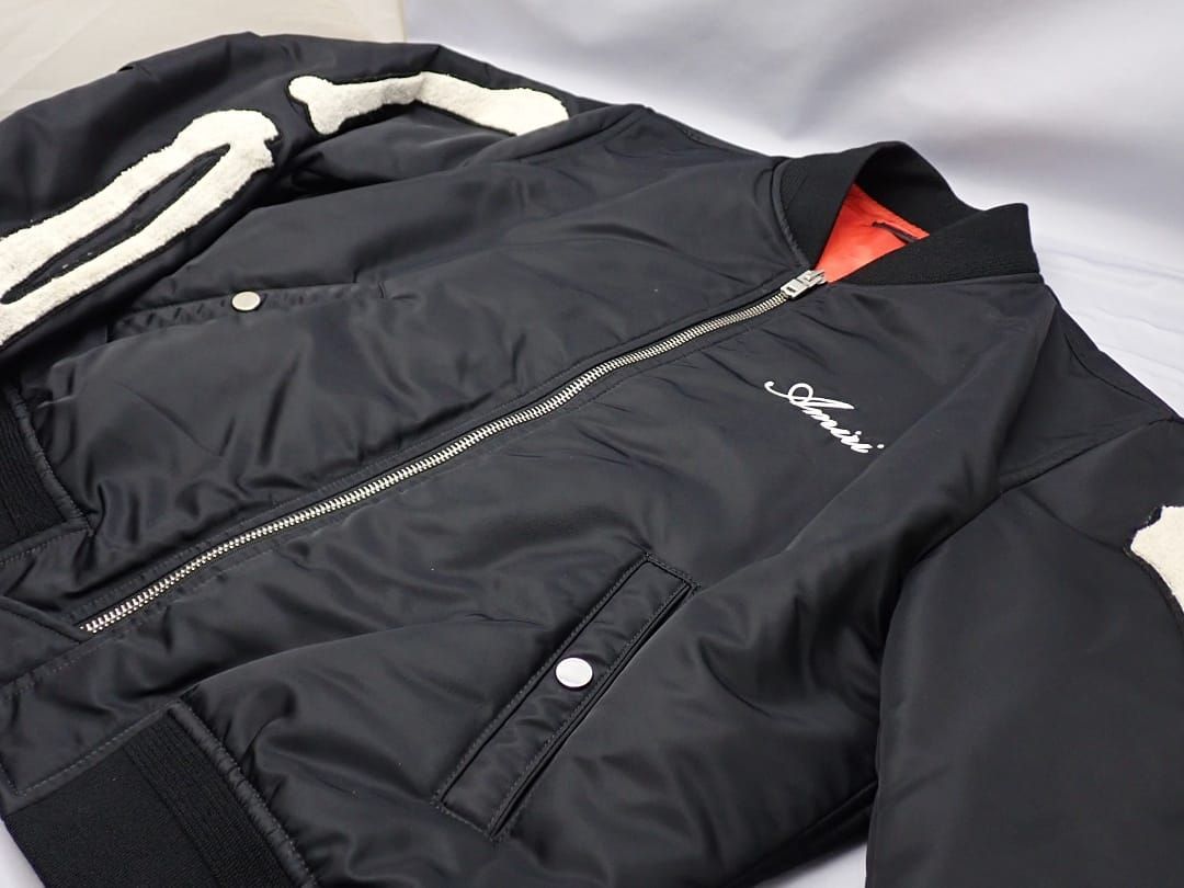 fain様専用】AMIRI アミリ ジップ ボーン ジャケット UK38（IT48