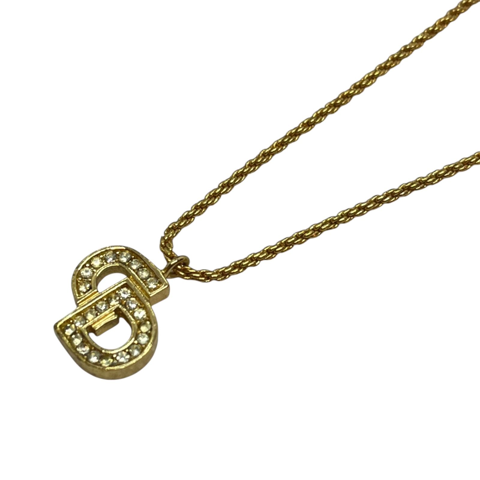 管2511-608】Christian Dior クリスチャンディオール ネックレス CD