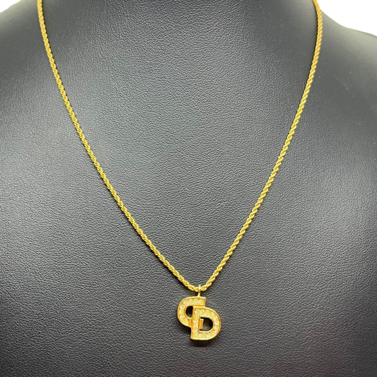 管2511-608】Christian Dior クリスチャンディオール ネックレス CD