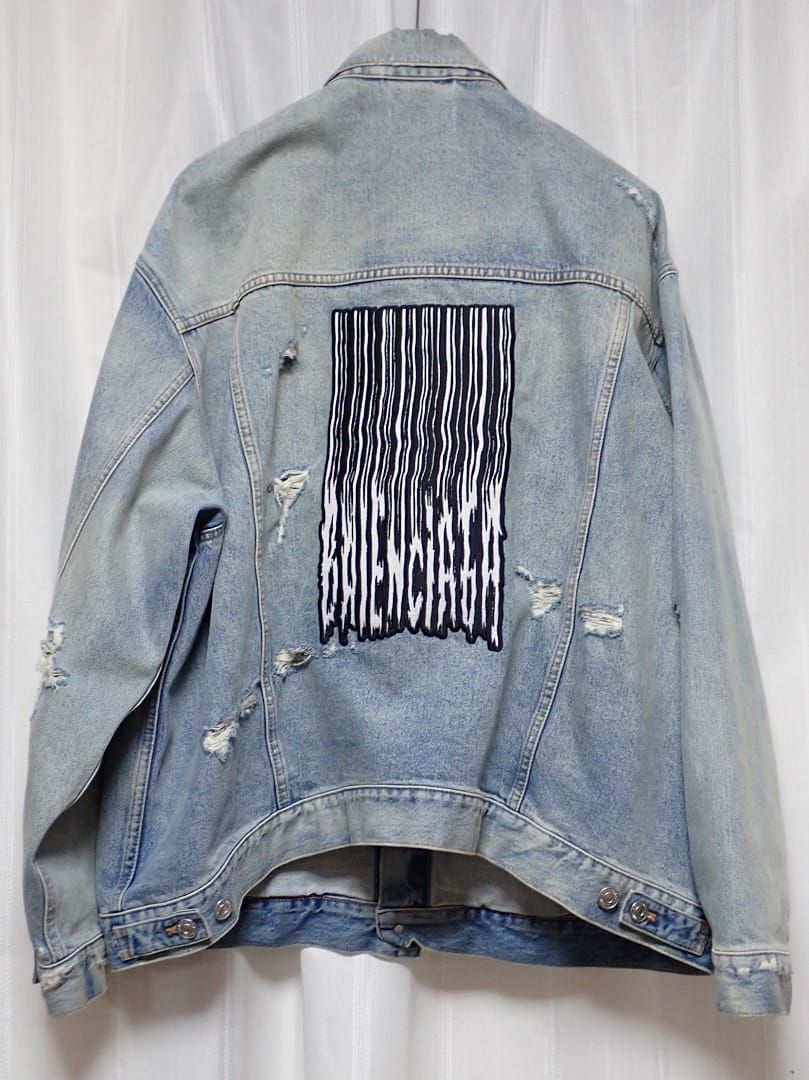 BALENCIAGA バレンシアガ デニム ジャケット オーバーサイズ Gジャン S