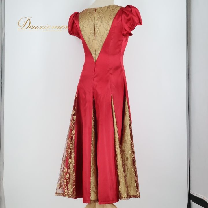 フラダンス 衣装 ワンピース ドレス レッド系 Laau Mana 日本製