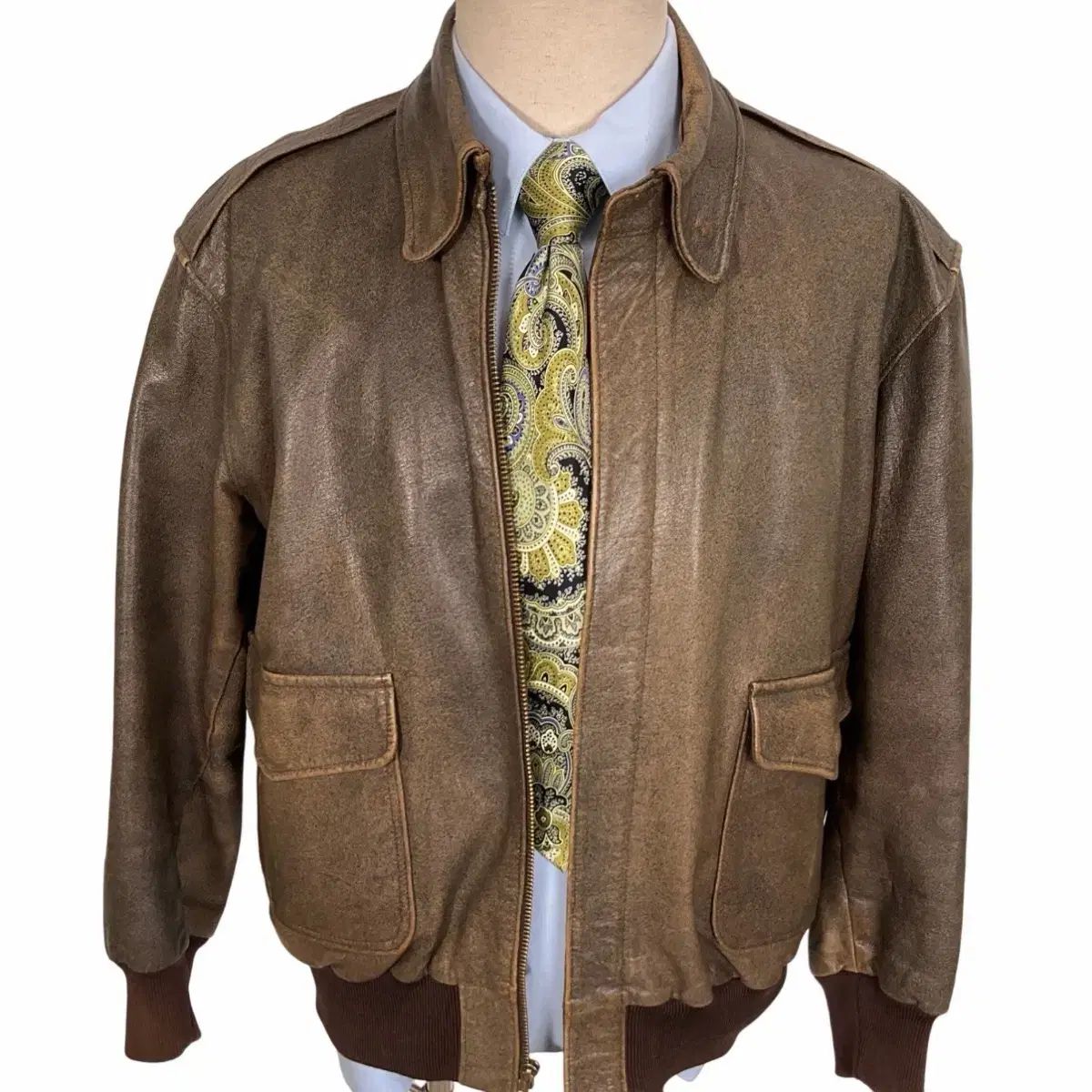 L 42 80年代 エルエルビーン ゴートスキン A 2ジャケット