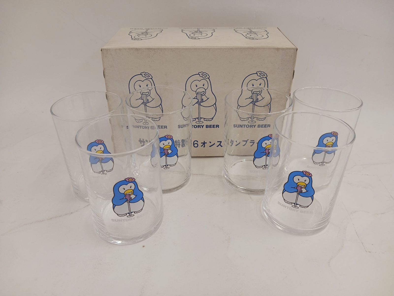 非売品】サントリー ペンギンズバー 6オンスタンブラーグラス 6個