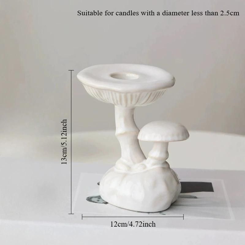 LOEWE キャンドルホルダー キノコデザイン 陶器製 Mushroom wax candleholder | LOEWE Perfumes