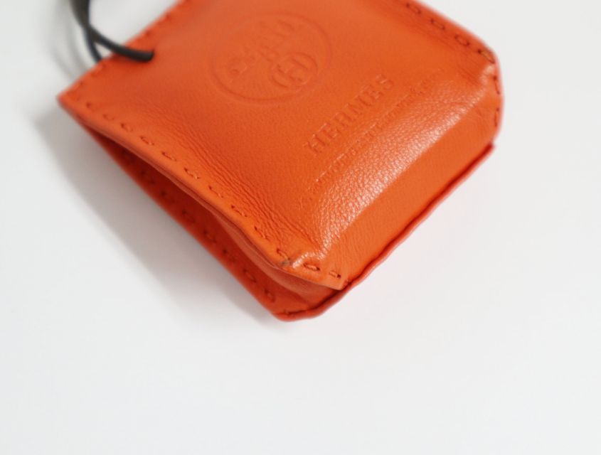 HERMES エルメス サック オランジュ Y刻 チャーム アニョーミロ