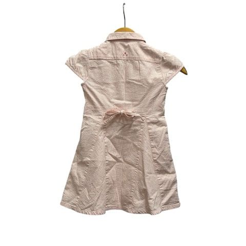 ファミリア Familiar ワンピース 半袖 ラウンドカラー ボーダー