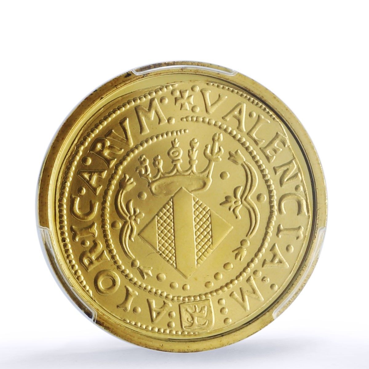 スペイン バレンシア 4 ドゥカット 再鋳造 1516 56 MS 70 PCGS シルバートークン 2020