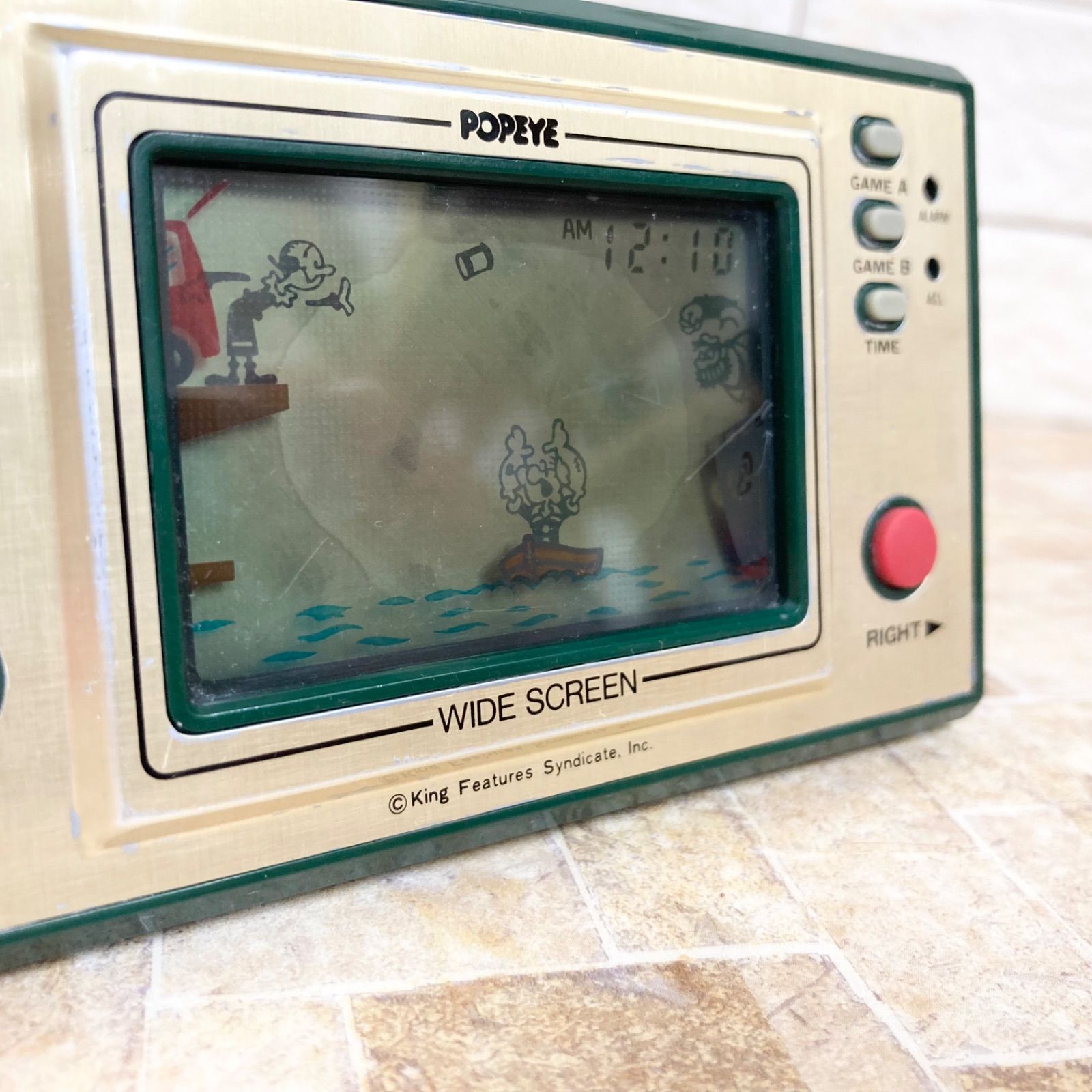 動作確認済み】GAME&WATCH ポパイ POPEYE PP-23 ゲームウォッチ レトロ
