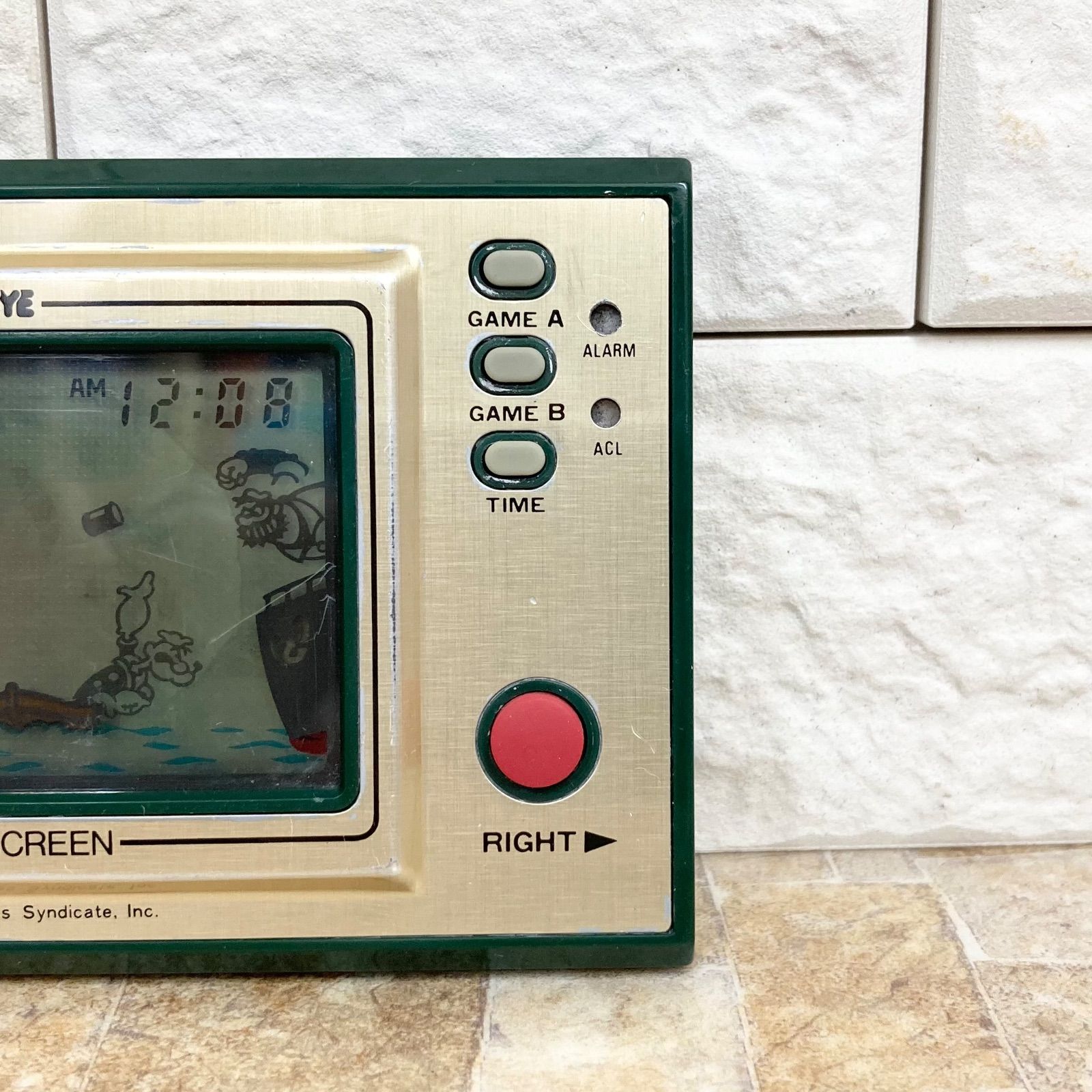 動作確認済み】GAME&WATCH ポパイ POPEYE PP-23 ゲームウォッチ レトロ