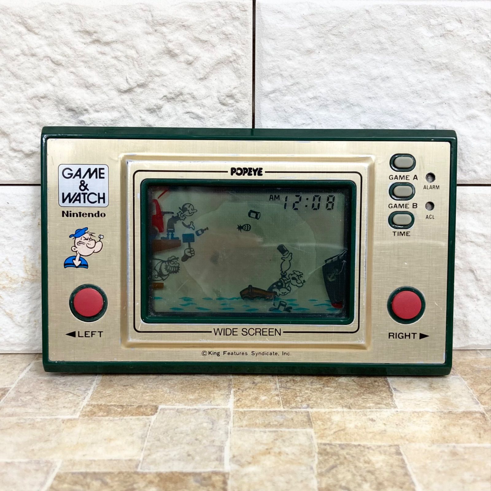 動作確認済み】GAME&WATCH ポパイ POPEYE PP-23 ゲームウォッチ レトロ