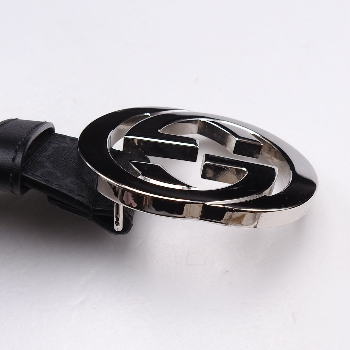 GUCCI】グッチ インターロッキングG スプリーム キャンバス ベルト