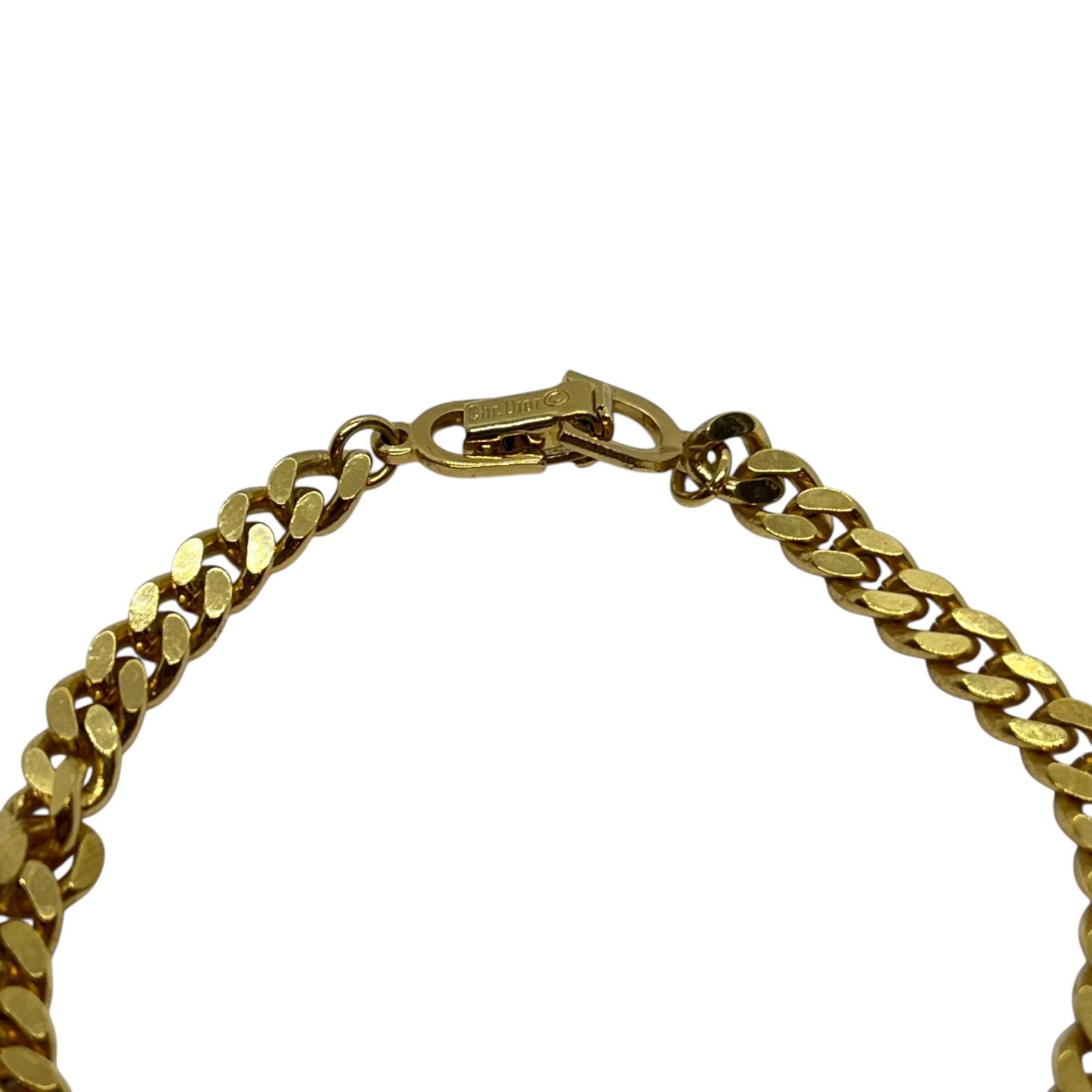 管2511-605】Christian Dior クリスチャンディオール ロゴ 喜平 ライン