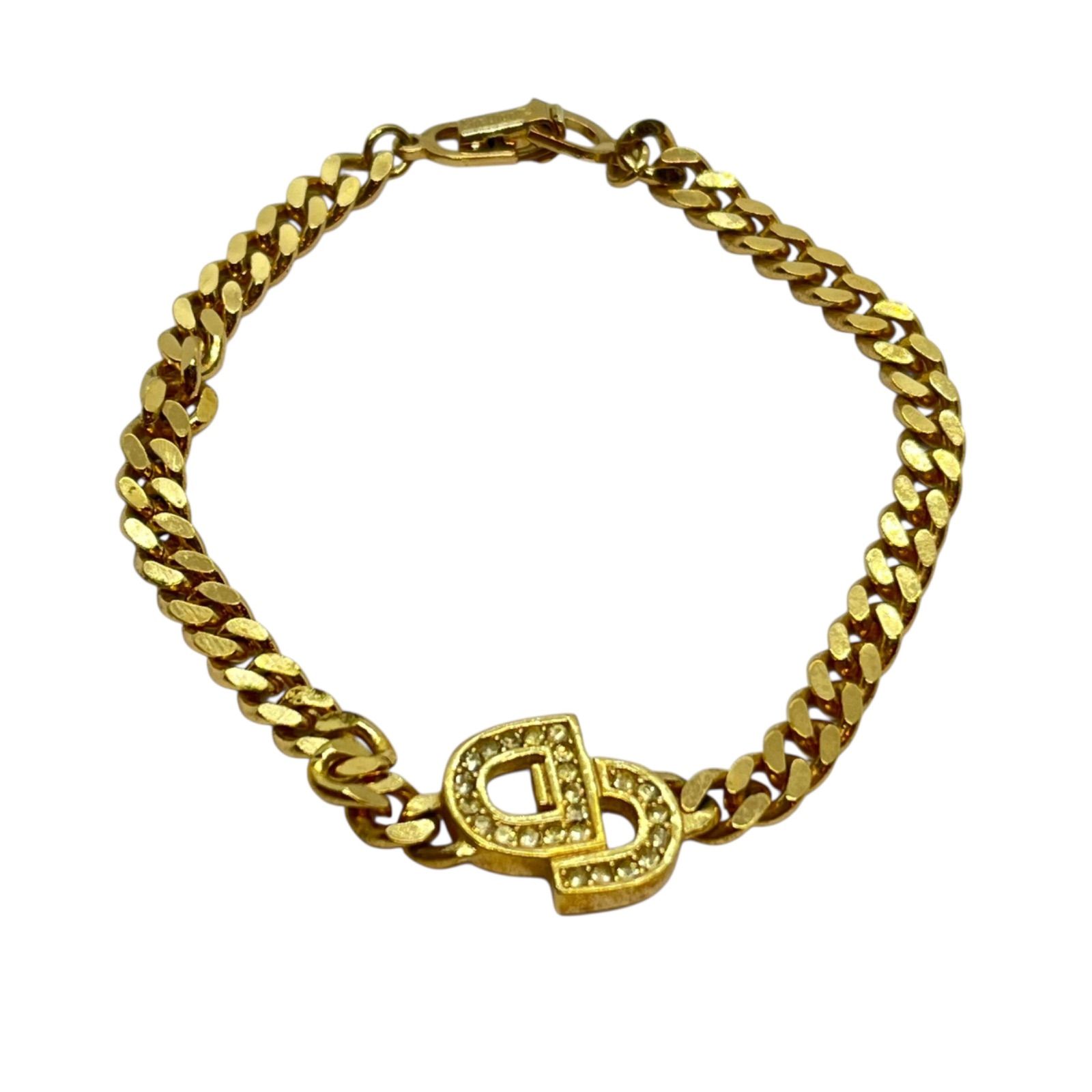 管2511-605】Christian Dior クリスチャンディオール ロゴ 喜平 ライン