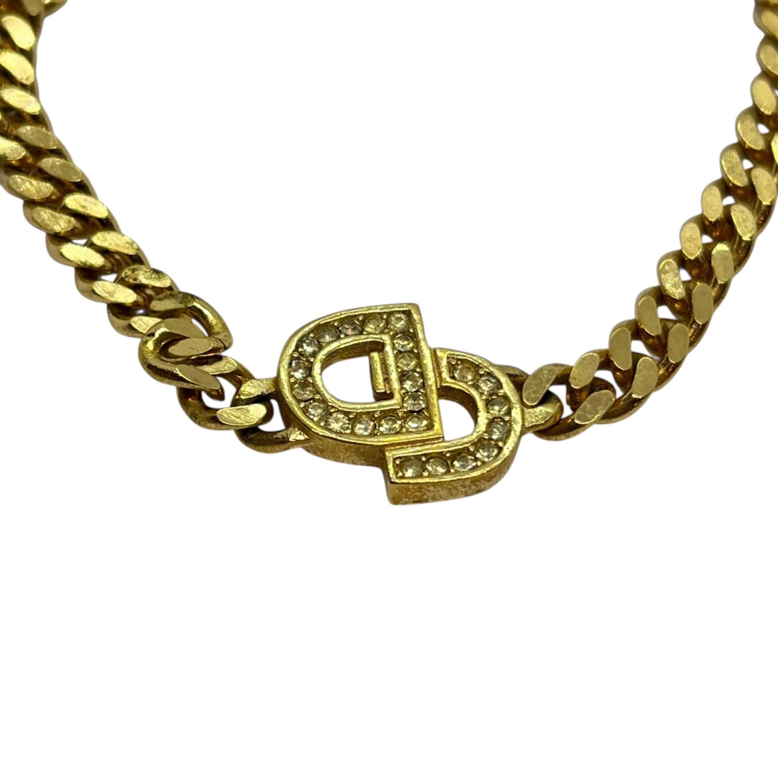 管2511-605】Christian Dior クリスチャンディオール ロゴ 喜平 ライン