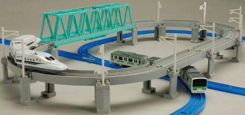 プラレール 高架レールと大鉄橋セット