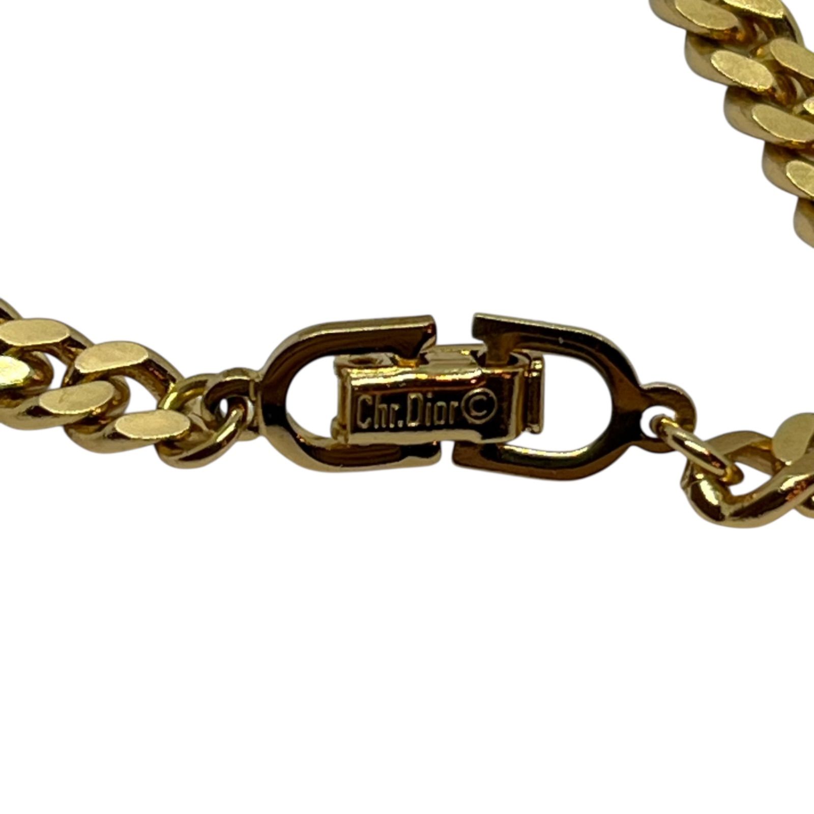 管2511-604】Christian Dior クリスチャンディオール ロゴ 喜平 ライン