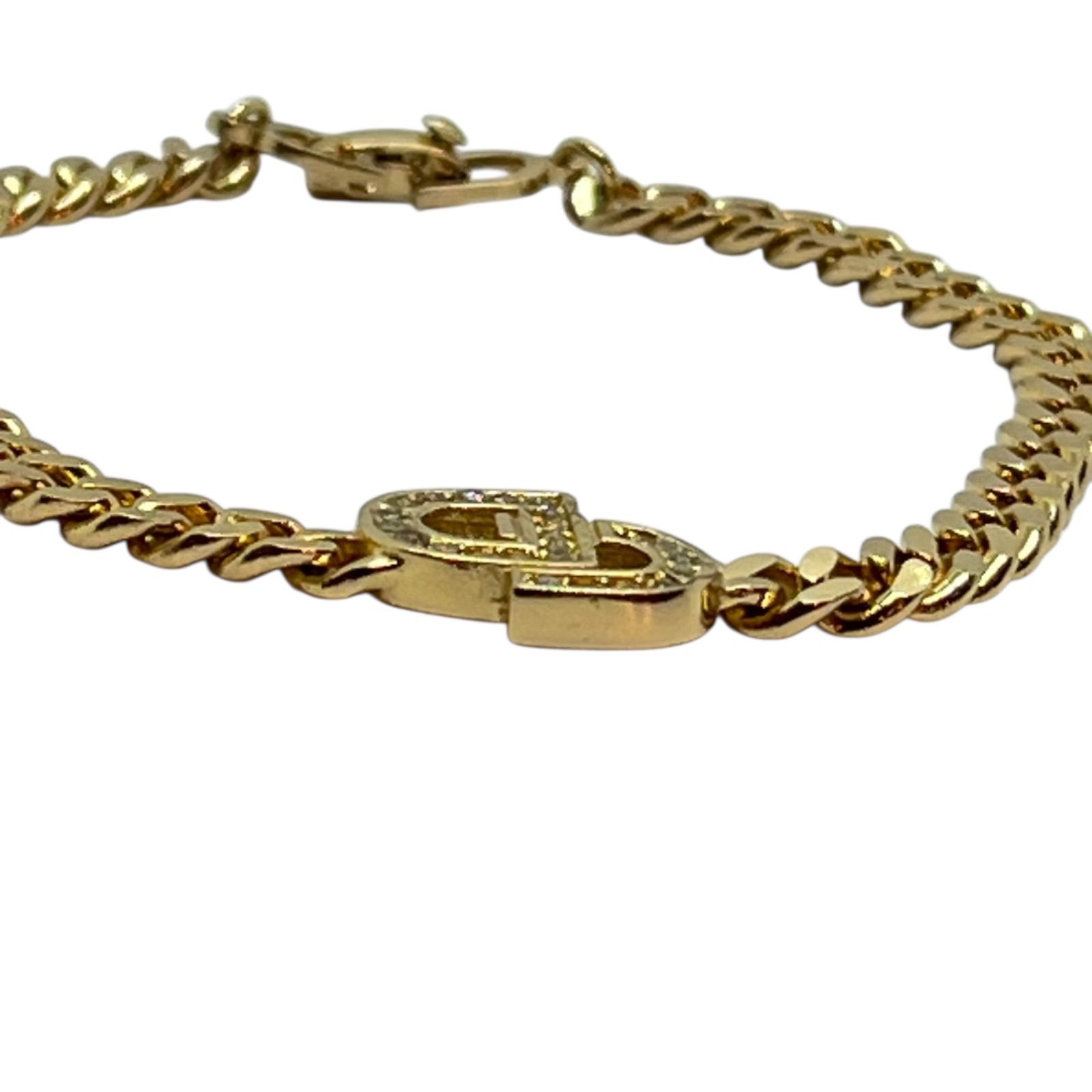 管2511-604】Christian Dior クリスチャンディオール ロゴ 喜平 ライン