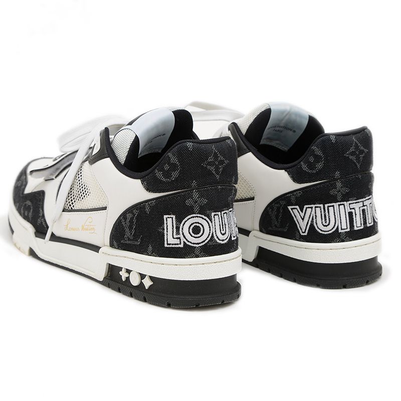 ルイ・ヴィトン LVトレイナー スニーカー ベルクロ ホワイト/ブラック