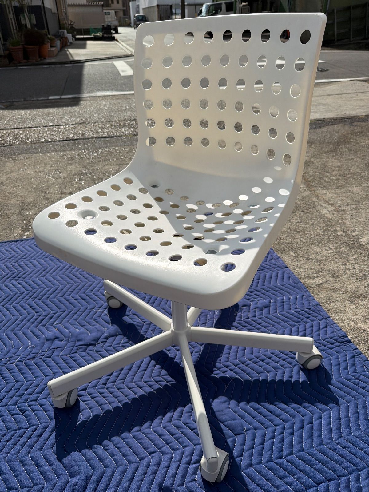 IKEA イケア SKALBERG デスクチェア OLD IKEA 白 パソコンチェア