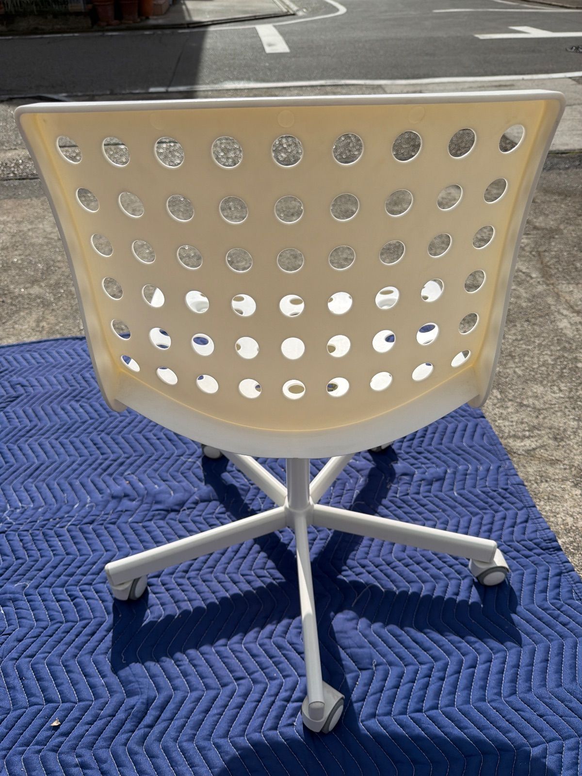 IKEA イケア SKALBERG デスクチェア OLD IKEA 白 パソコンチェア