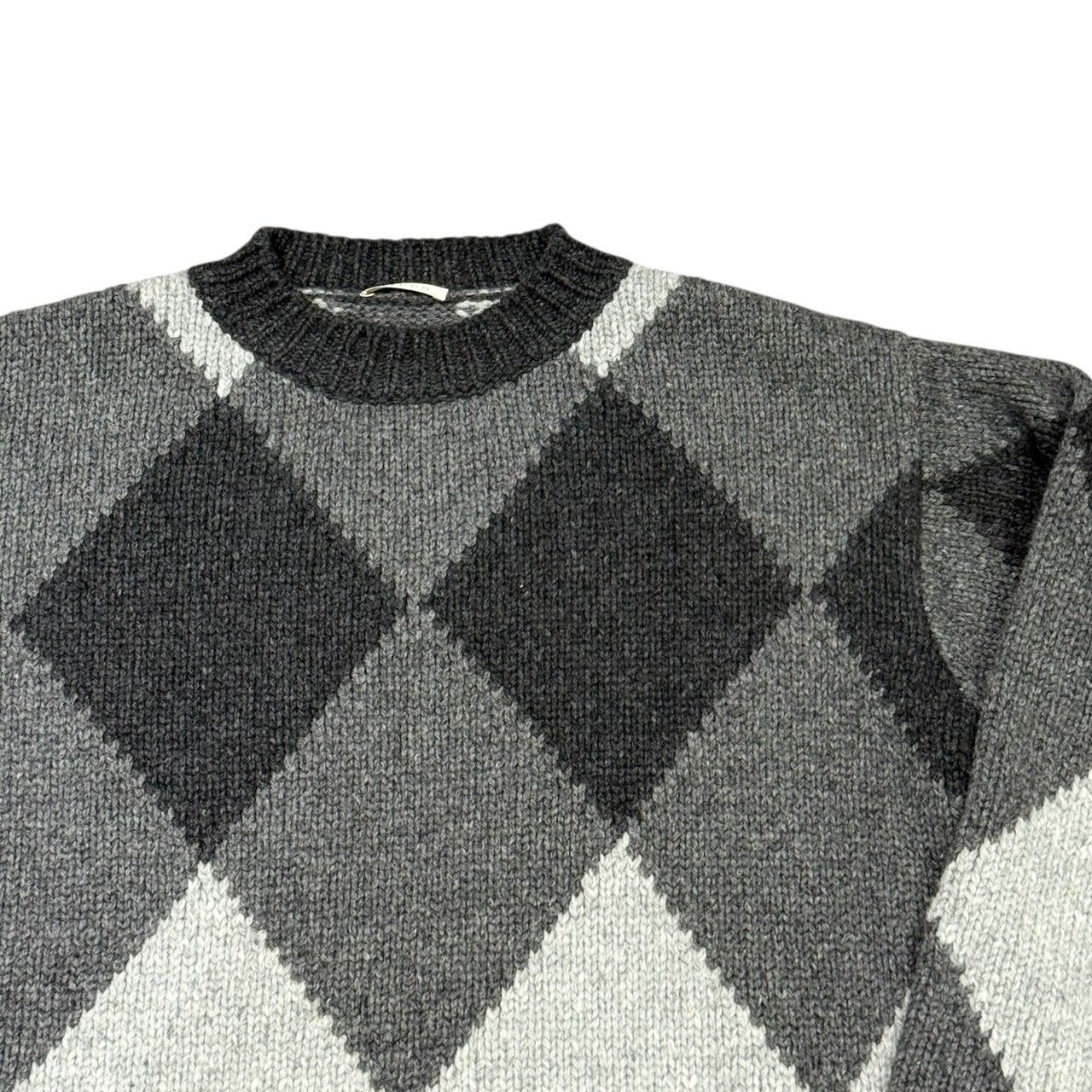 HEUGN ユーゲン 24AW CONRAD ARGYLE ウールアーガイルクルーネック 