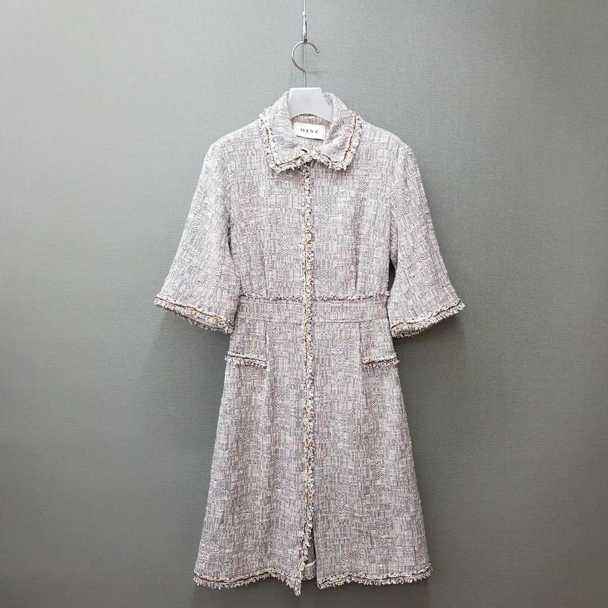 ハンサム マイン ツイード Aライン ONE PIECE 76 90