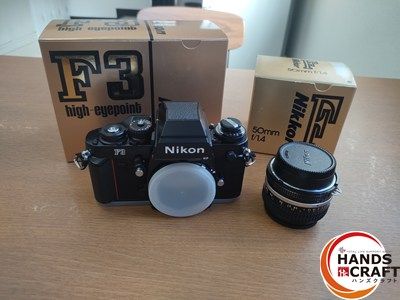 Nikon F 3 HP High-eyepoint 一眼レフ フィルムカメラ 199万 番台 ボディ 動作未 ハンズクラフ