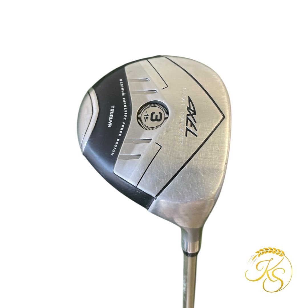 ツルヤ フェアウェイウッド 3番 右 TSURUYA AXEL DUAL IMPACT - メルカリ