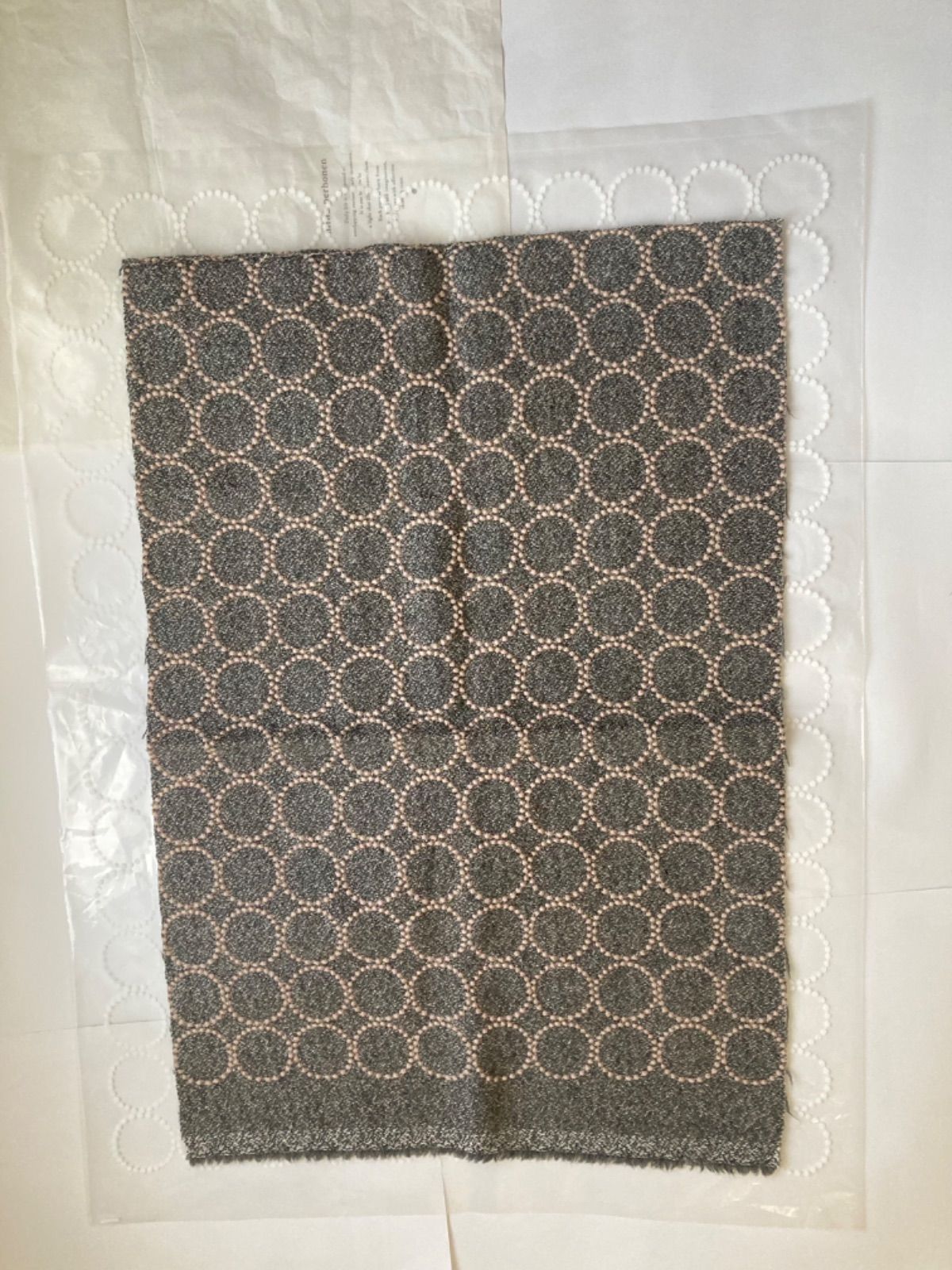 tambourine タンバリン ウール混リネン グレー ピンクベージュ 杢調グレー