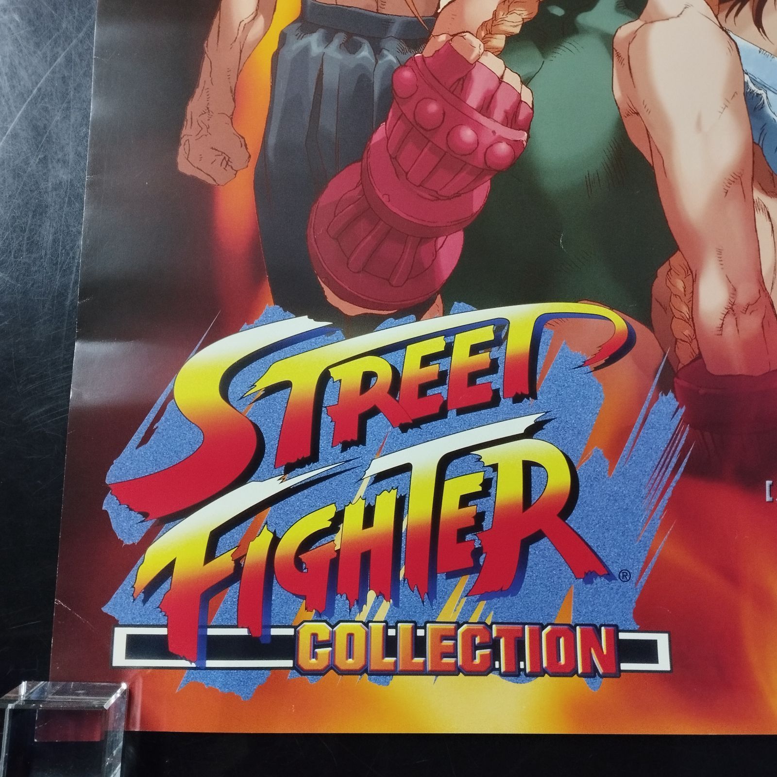 D12828】ポスター セガサターン ストリートファイターコレクション