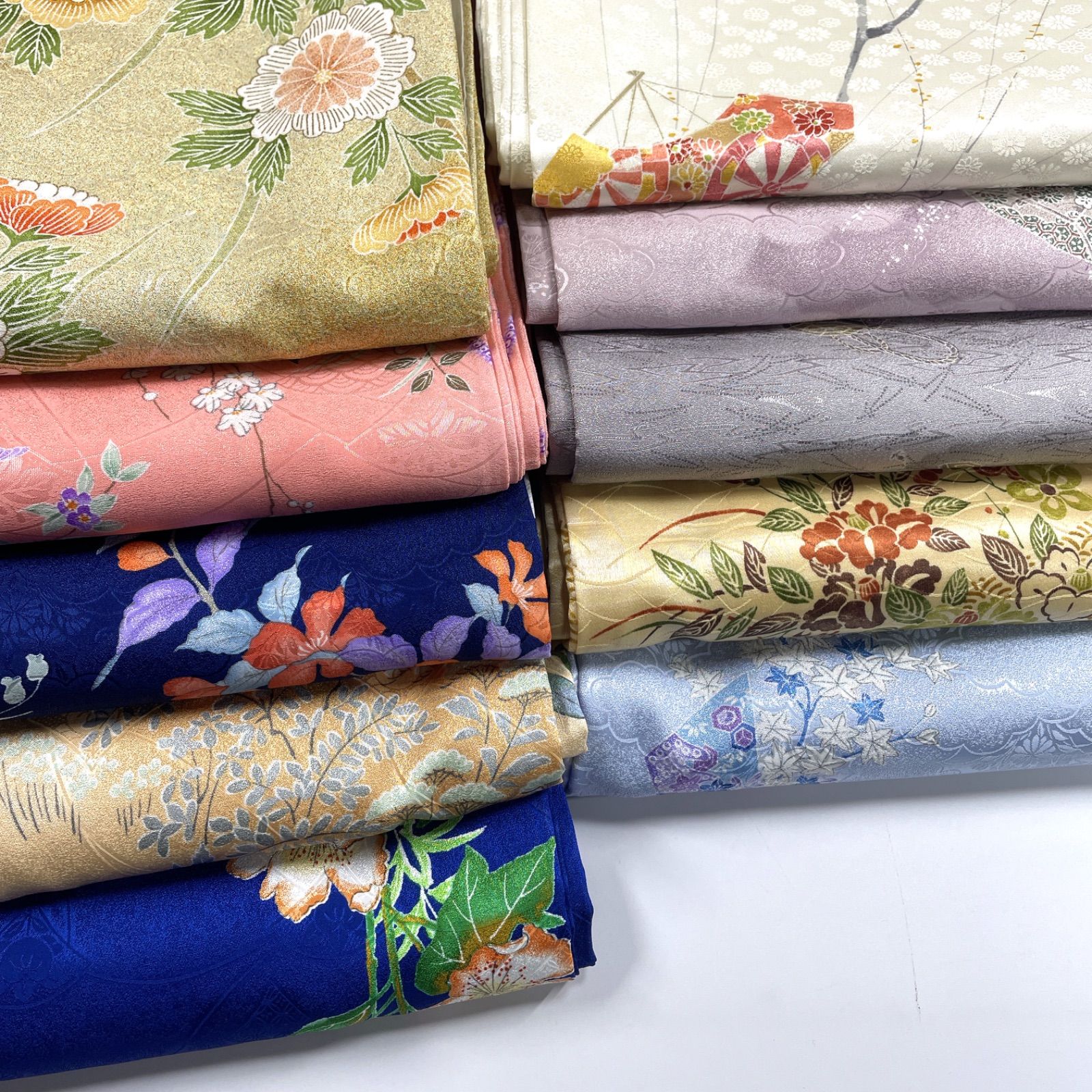 袋帯23本セット　まとめ売り　素材用　リメイク用 着付け練習 ポリエステル 着物 10枚 ポリエステル 着物まとめ売り 同梱購入歓迎