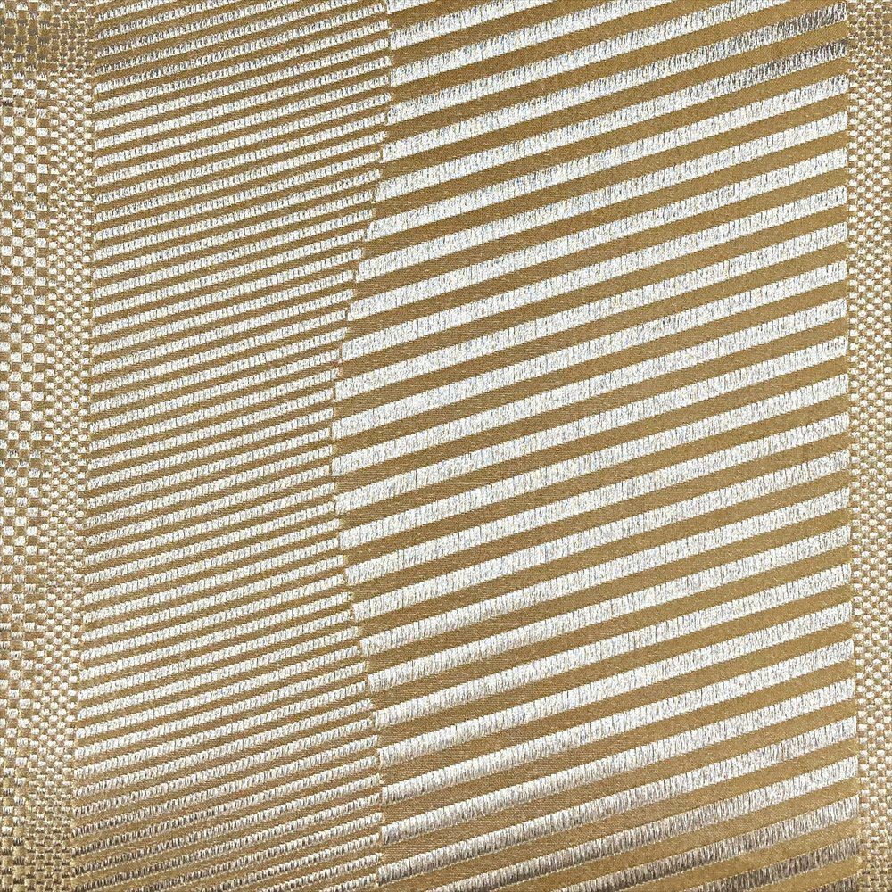 たんす屋 リユース帯 帯 振袖用袋帯 金銀 フォーマル 斜め縞模様 絹 六通 未洗い