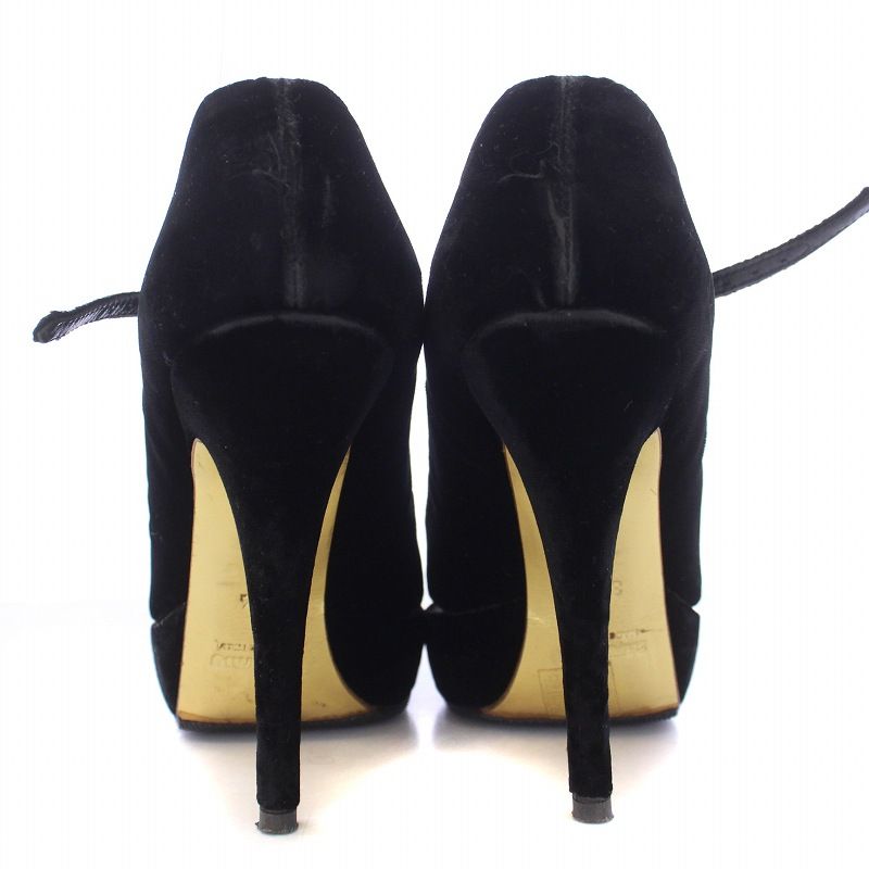 ミュウミュウ miumiu ストラップサンダル アーモンドトゥ ハイヒール