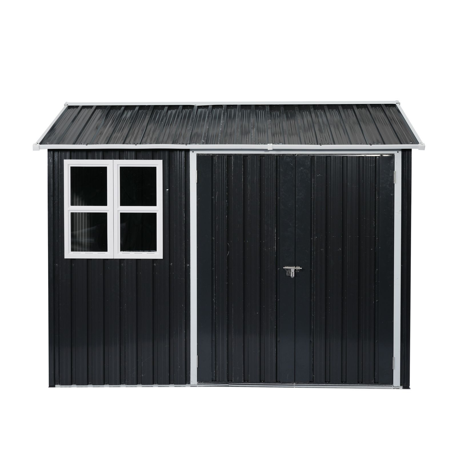 家庭用屋外収納庫 グレー