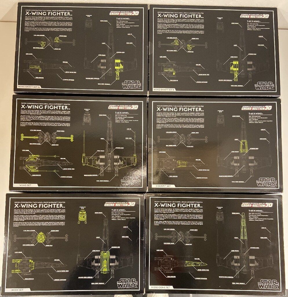コトブキヤ CROSS SECTION 3 D T 65 X WING FIGHTER