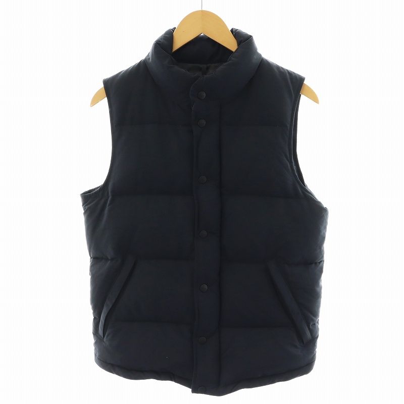 シュタンバウム STAMMBAUM ダウンベスト ナイロン アウター S 紺