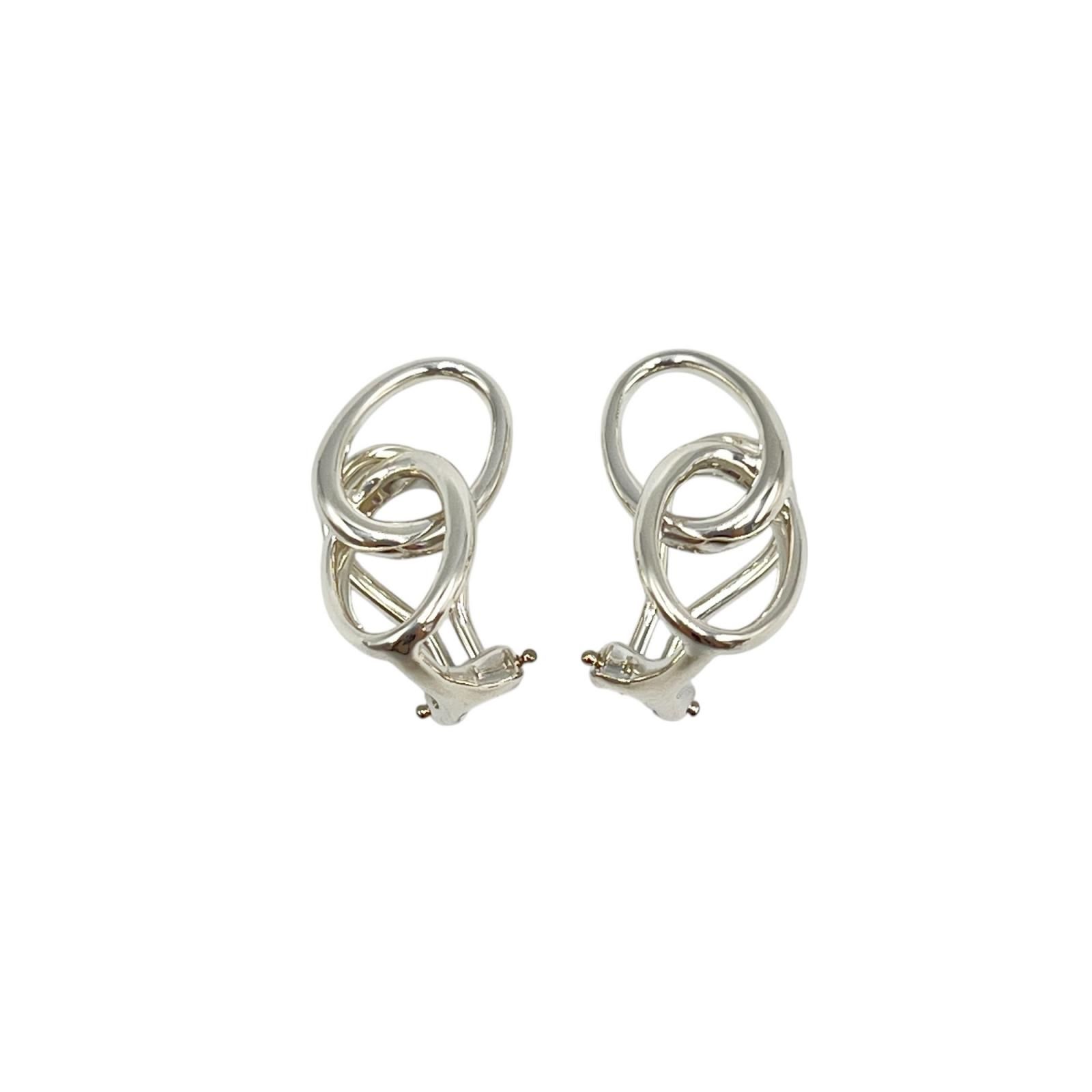 ティファニー TIFFANY Co イヤリング ダブルループ シルバー925 レディース