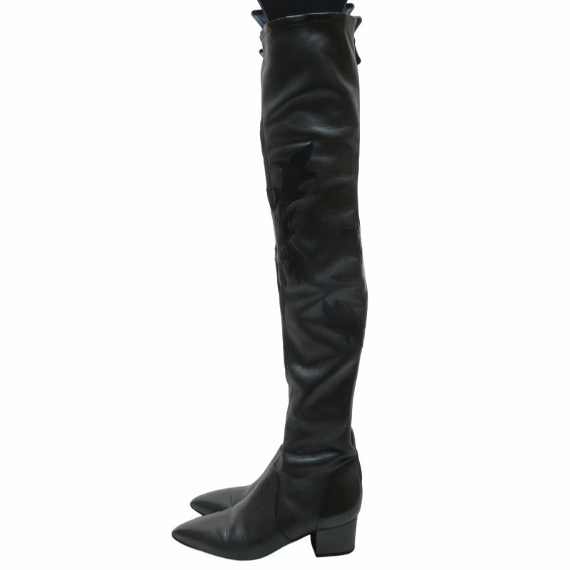 シャネル CHANEL 希少モデル 14AW DALLAS COLLECTION LEATHER WETERN