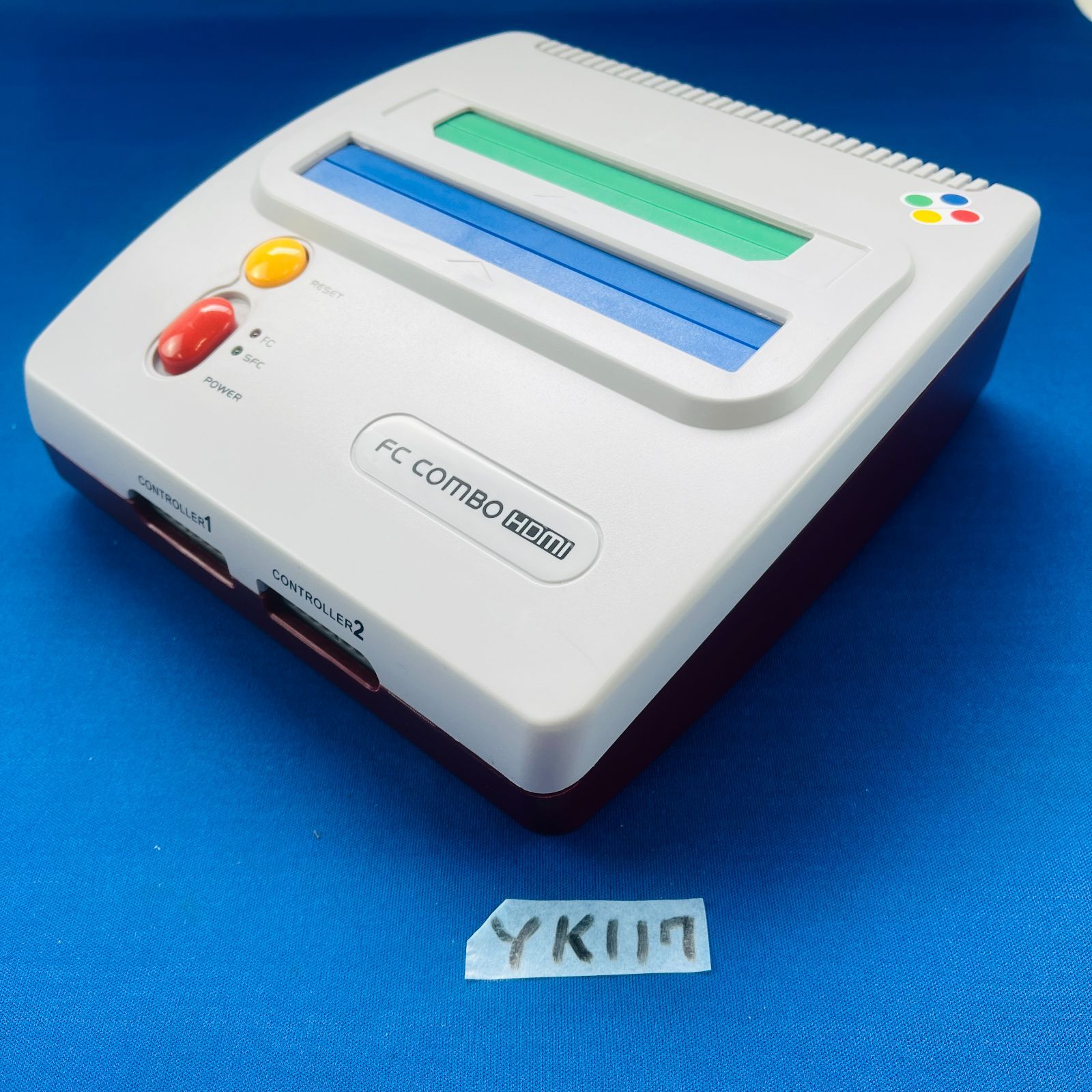 YK 117 き コロンバスサークル FC COMBO エフシー コンボ HDMI接続 SFC 互換機 ファミコン スーパーファミコン用 本体 コントローラ×2 ACアダプター HDMIケーブル AVケーブル
