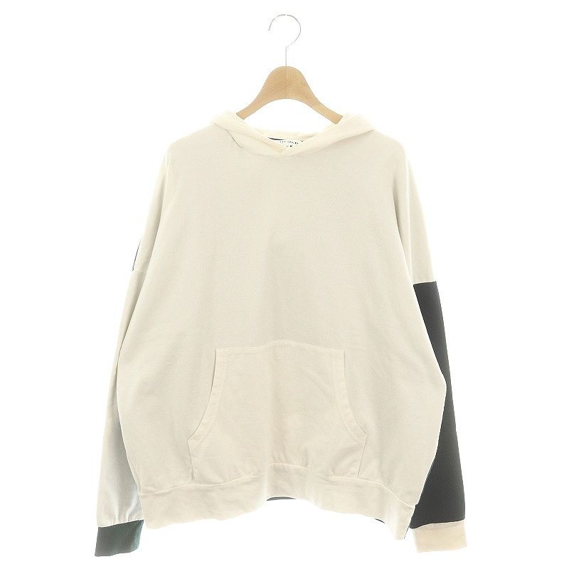 【新品タグ付き】ENFÖLD BI-COLOR PARKA エンフォルド ENFOLD BI-COLOR PARKA パーカー スウェット カットソー