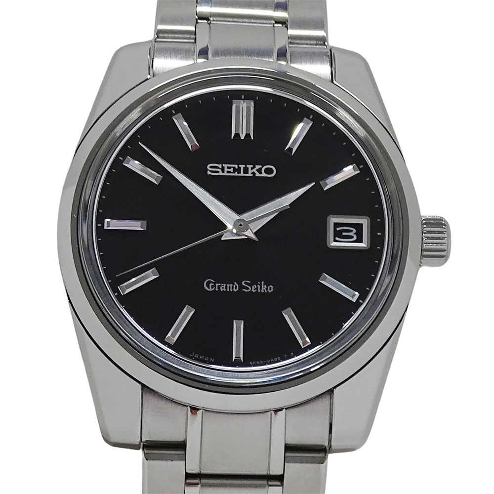 グランドセイコー GRAND SEIKO GS ヒストリカル 9 F 82 0 AC SBGV 011 時計 メンズ ブランド 世界 900本 デイト クオーツ QZ ステンレス SS シルバー ブラック 磨き済み