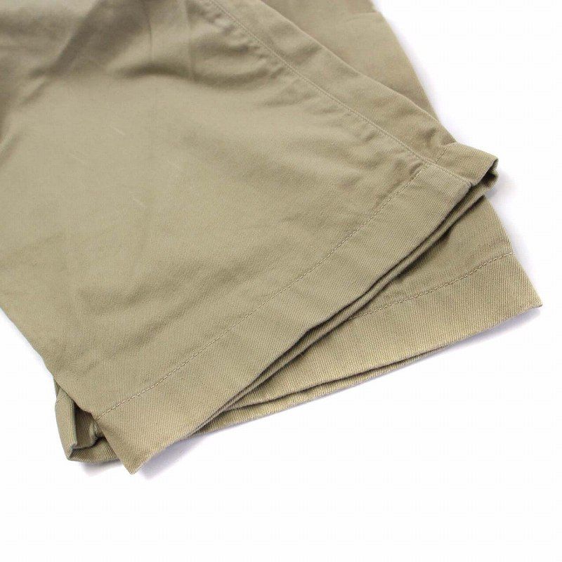 コモリ COMOLI 23SS COTTON CHINO WASHED OVER PANTS コットンチノ