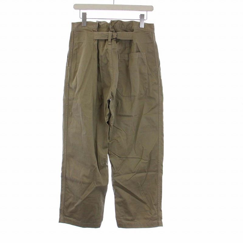 COMOLI 23SS コットンチノ オーバーパンツ X01-03029 2 コモリ COMOLI 23SS COTTON CHINO WASHED OVER PANTS コットンチノ